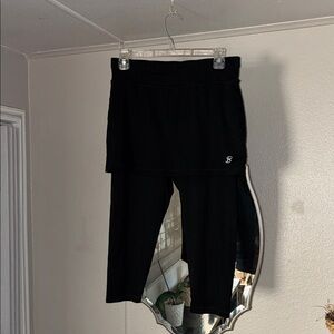 Black Skorted Leggings - Brand Unknown